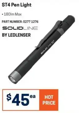 Blackwoods ST4 Pen Light by Ledlenser offer