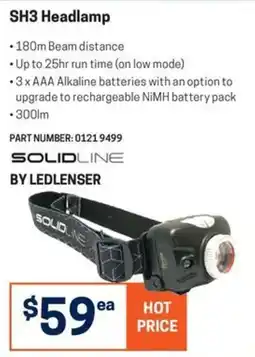 Blackwoods SH3 Headlamp by Solidline offer