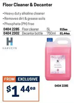 Blackwoods Floor Cleaner & Decanter offer