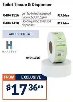 Blackwoods Jumbo toilet tissue roll offer