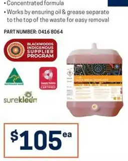 Blackwoods Sureklean Quick Break Degreaser offer