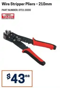 Blackwoods Wire Stripper Pliers - 210mm offer
