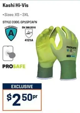 Blackwoods Kashi Hi-Vis PROSAFE gloves offer