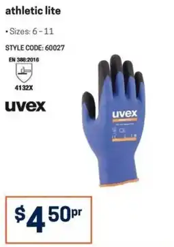 Blackwoods athletic lite uvex offer