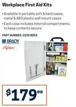 Blackwoods Workplace First Aid Kits Brady offer