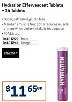Blackwoods Hydration Effervescent Tablets Thorzt offer