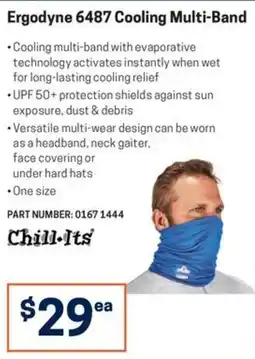 Blackwoods Ergodyne 6487 Cooling Multi-Band Chill-Its offer