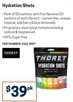 Blackwoods Thorzt Hydration Shots offer