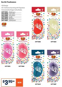 Blackwoods Jelly Belly Car Air Fresheners offer