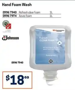 Blackwoods Hand Foam Wash SCJ Professional offer