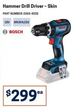 Blackwoods Hammer Drill Driver - Skin Bosch offer