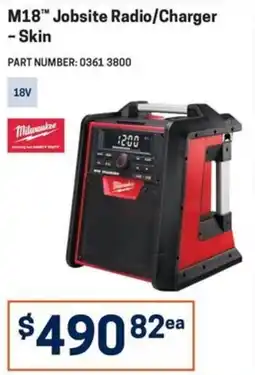 Blackwoods M18 Jobsite Radio/Charger - Skin offer