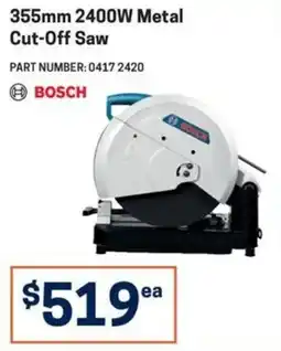 Blackwoods Bosch 355mm 2400W Metal Cut-Off Saw offer