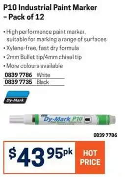 Blackwoods Dy-Mark P10 Industrial Paint Marker offer