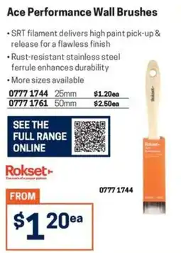 Blackwoods Ace Performance Wall Brushes Rokset offer