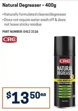 Blackwoods CRC Natural Degreaser offer