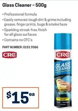 Blackwoods CRC Glass Cleaner offer