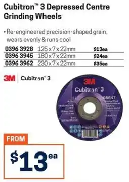 Blackwoods Cubitron 3 Depressed Centre Grinding Wheels offer