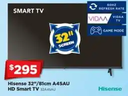 Joyce Mayne Hisense 32"/81cm A4SAU HD Smart TV offer