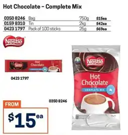 Blackwoods Nestle Hot Chocolate - Complete Mix offer