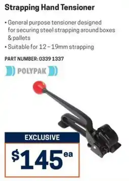 Blackwoods Strapping Hand Tensioner Polypak offer