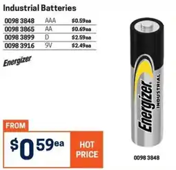 Blackwoods Energizer Industrial AAA Battery offer