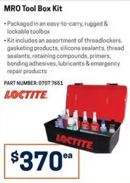 Blackwoods MRO Tool Box Kit Loctite offer
