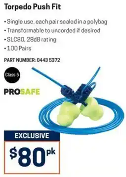 Blackwoods Torpedo Push Fit PROSAFE offer