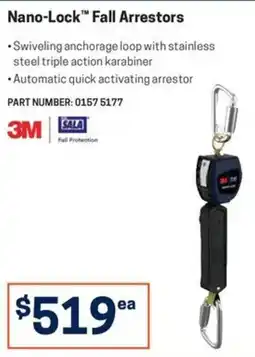 Blackwoods Nano-Lock Fall Arrestors offer