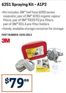 Blackwoods 3M 6251 Spraying Kit - A1P2 offer