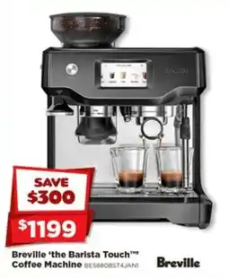 Joyce Mayne Breville 'the Barista Touch' Coffee Machine offer