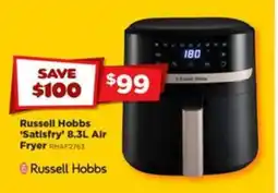 Joyce Mayne Russell Hobbs 'Satisfry' 8.3L Air Fryer offer