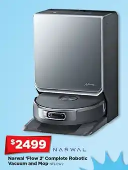 Joyce Mayne Narwal 'Flow 2' Complete Robotic Vacuum and Mop offer