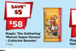 Joyce Mayne Magic: The Gathering 'Marvel Super Heroes' - Collector Booster offer
