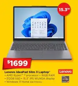 Joyce Mayne Lenovo IdeaPad Slim 3 Laptop offer