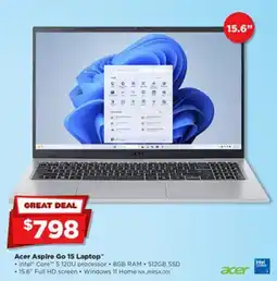 Joyce Mayne Acer Aspire Go 15 Laptop offer