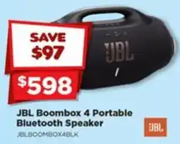 Joyce Mayne JBL Boombox 4 Portable Bluetooth Speaker offer
