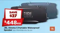 Joyce Mayne JBL Xtreme 5 Portable Waterproof Speaker offer