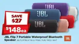 Joyce Mayne JBL Flip 7 Portable Waterproof Bluetooth Speaker offer