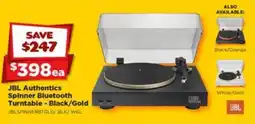 Joyce Mayne JBL Authentics Spinner Bluetooth Turntable - Black/Gold offer