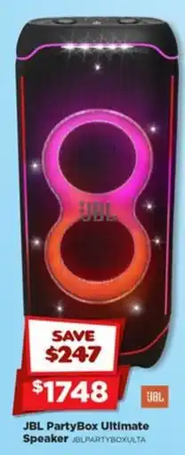 Joyce Mayne JBL PartyBox Ultimate Speaker offer
