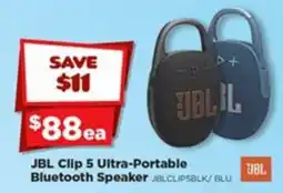 Joyce Mayne JBL Clip 5 Ultra-Portable Bluetooth Speaker offer