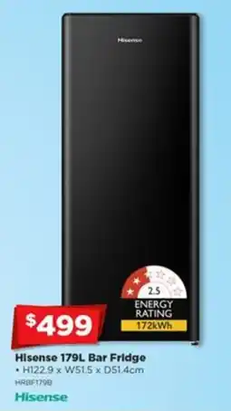 Joyce Mayne Hisense 179L Bar Fridge offer