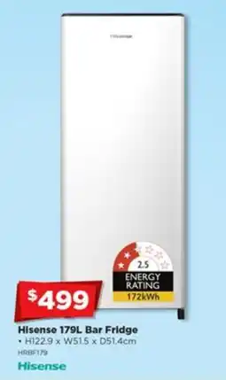 Joyce Mayne Hisense 179L Bar Fridge offer