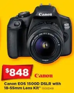Joyce Mayne Canon EOS 1500D DSLR with 18-55mm Lens Kit offer