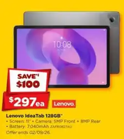 Joyce Mayne Lenovo IdeaTab 128GB offer