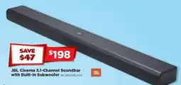 Joyce Mayne JBL Cinema 3.1-Channel Soundbar with Built-In Subwoofer offer