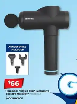 Joyce Mayne Homedics 'Physio Plus' Percussive Therapy Massager offer