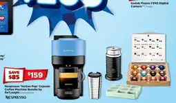 Joyce Mayne Nespresso 'Vertuo Pop' Capsule Coffee Machine Bundle by De'Longhi offer