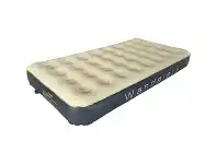 BCF Wanderer Single High Premium Air Bed Twin Heavy Duty Blue And Beige offer